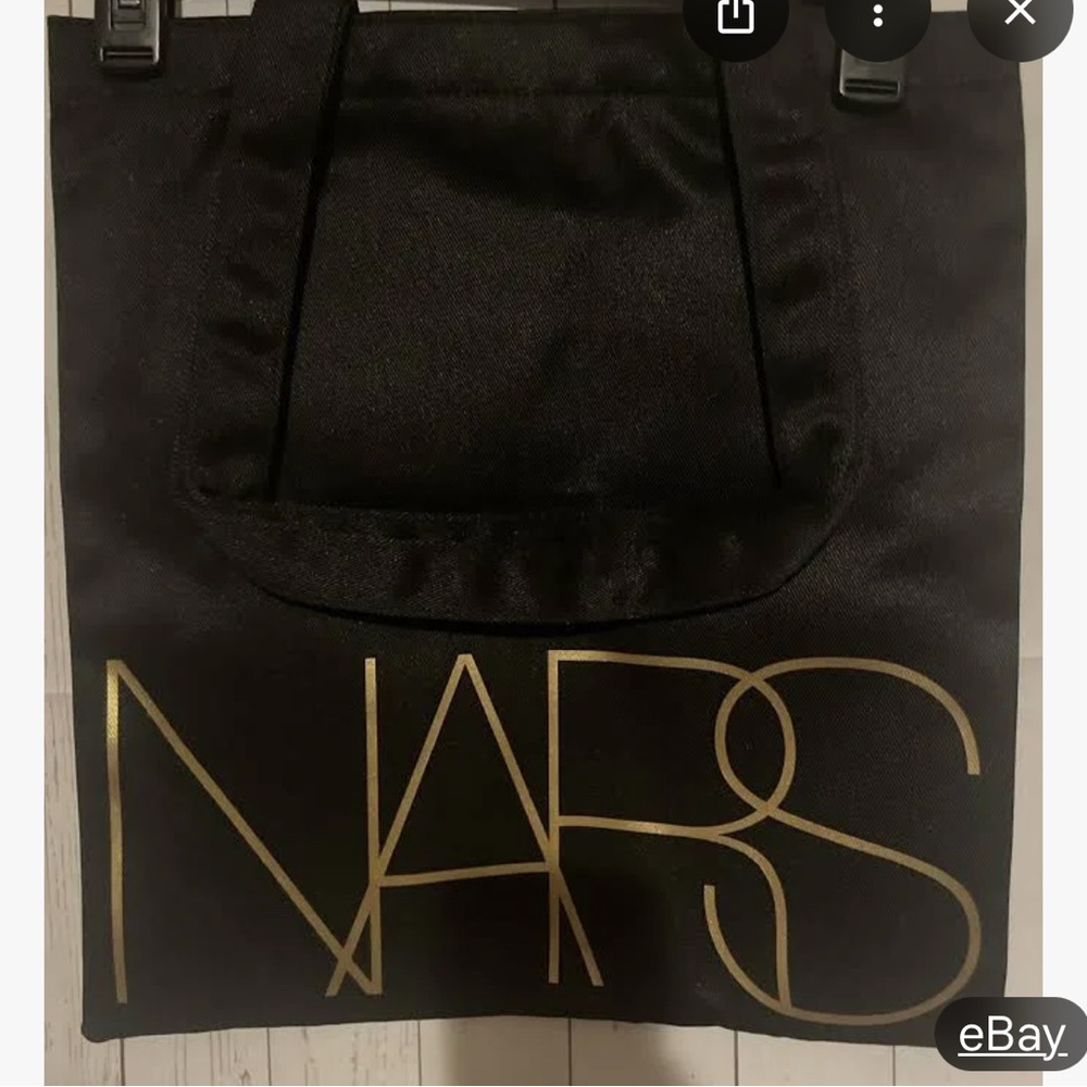NARS Black eco Bag with Gold Logo